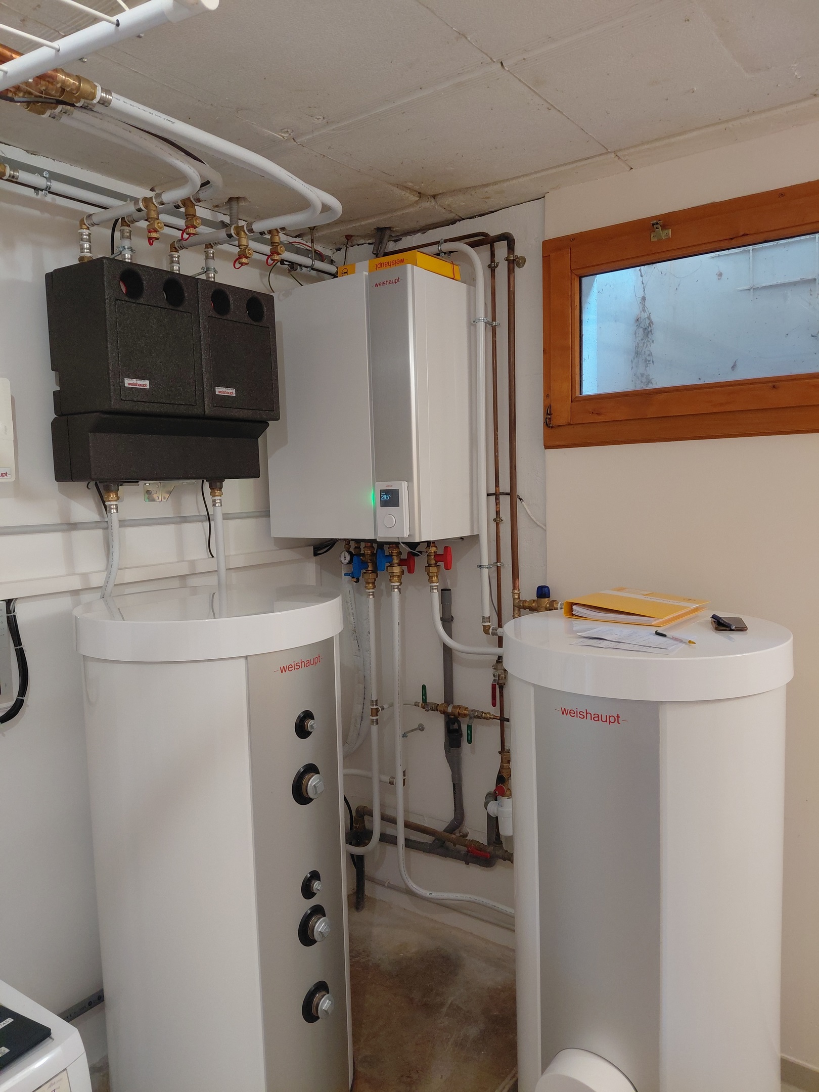 Installation chaufferie complète